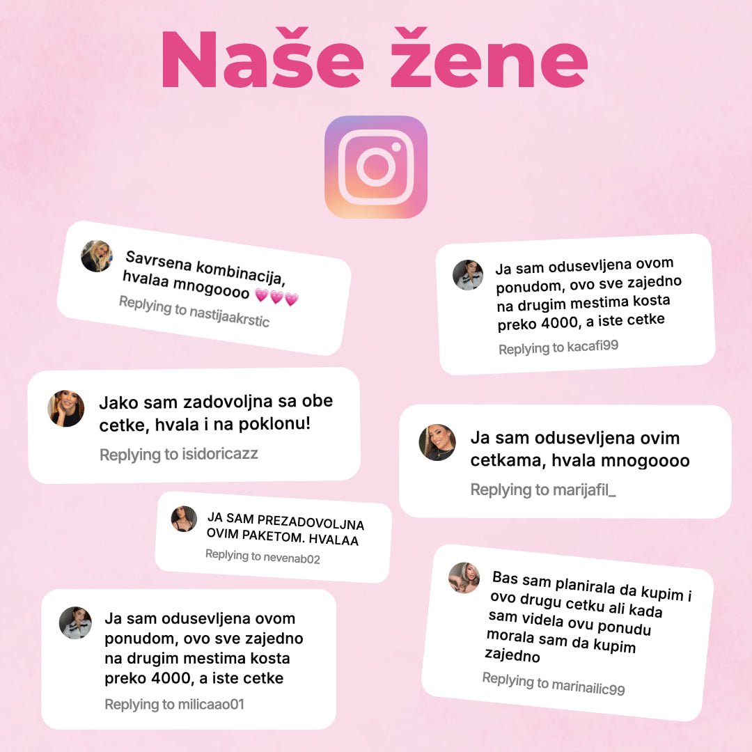 4 u 1 ČETKA za SUŠENJE i oblikovanje kose - TryPure.rs